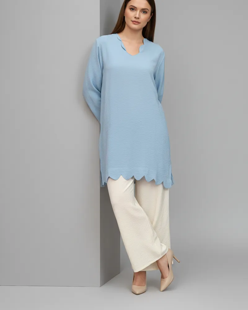 Blush satin silhouette